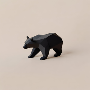 Bear low poly